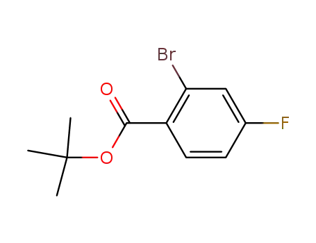 Molecular Structure of 951884-50-7 (tert-Butyl 2-bromo-4-fluorobenzoate)