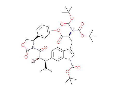 Molecular Structure of 1208099-21-1 (C<sub>42</sub>H<sub>54</sub>BrN<sub>3</sub>O<sub>11</sub>)