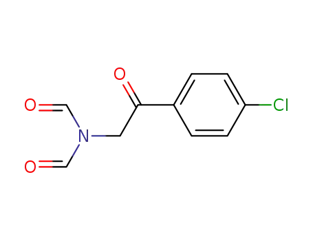 Molecular Structure of 127118-87-0 (Formamide, N-[2-(4-chlorophenyl)-2-oxoethyl]-N-formyl-)