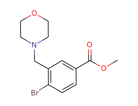 methyl 4-bromo-3-(morpholinomethyl)benzoate