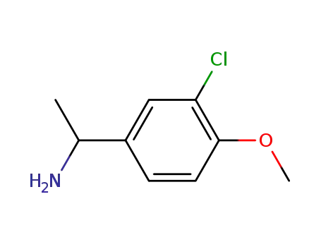 벤젠메탄아민, 3-클로로-4-메톡시-.알파.-메틸-