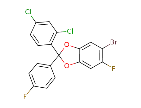 1,3-Benzodioxole,
5-bromo-2-(2,4-dichlorophenyl)-6-fluoro-2-(4-fluorophenyl)-