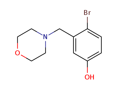 4-(2-Bromo-5-hydroxybenzyl)morpholine
