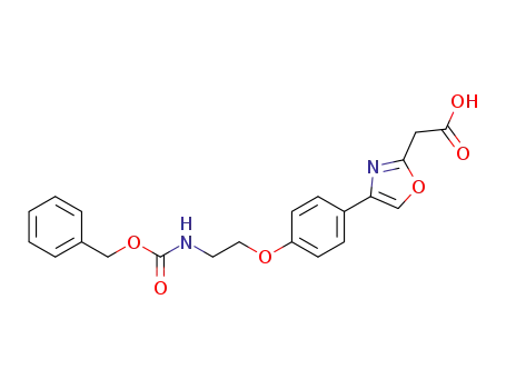 2-Oxazoleacetic acid,
4-[4-[2-[[(phenylmethoxy)carbonyl]amino]ethoxy]phenyl]-