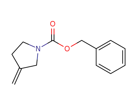 Molecular Structure of 150543-35-4 (benzyl 3-methylidenepyrrolidine-1-carboxylate)