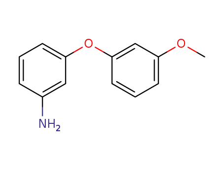 Molecular Structure of 116289-64-6 (3-(3-METHOXY-PHENOXY)-PHENYLAMINE)