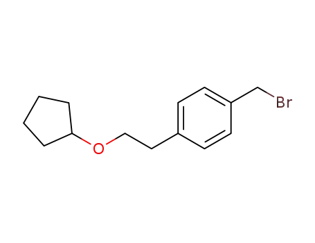 1- (브로 모 메틸) -4- [2- (사이클로 펜틸 옥시) 에틸] 벤젠