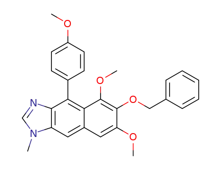 6-benzyloxy-5,7-dimethoxy-4-(4-methoxyphenyl)-1-methyl-1H-naphtho[2,3-d]imidazole