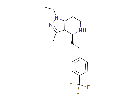 1-ethyl-3-methyl-4-[2-(4-trifluoromethyl-phenyl)-ethyl]-4,5,6,7-tetrahydro-1H-pyrazolo[4,3-c]pyridine
