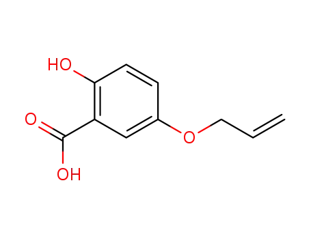 Molecular Structure of 84213-04-7 (5-allyloxy-2-hydroxybenzoic acid)
