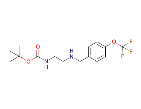 Tert-butyl (2-((4-(trifluoroMethoxy)benzyl)aMino)ethyl)carbaMate