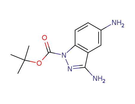 1H-Indazole-1-carboxylic acid, 3,5-diamino-, 1,1-dimethylethyl ester