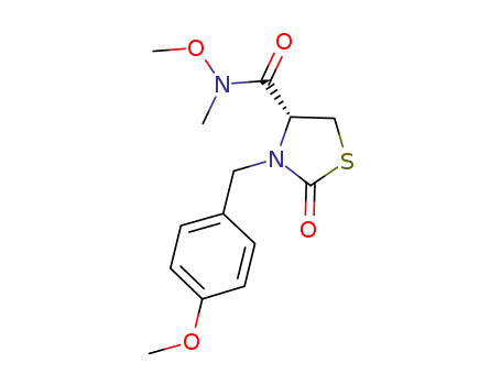 (R)-N-methoxy-3-(4-methoxybenzyl)-N-methyl-2-oxothiazolidine-4-carboxamide