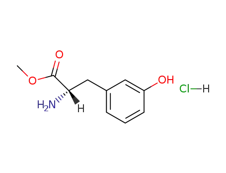 Molecular Structure of 34260-70-3 (D,L-m-Tyrosine Methyl Ester Hydrochloride)