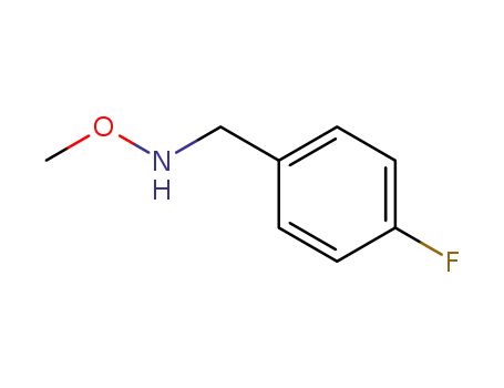 Molecular Structure of 543730-31-0 (Benzenemethanamine, 4-fluoro-N-methoxy- (9CI))