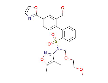 N-(4,5-dimethyl-3-isoxazolyl)-2'-formyl-N-[(2-methoxyethoxy)methyl]-4'-(2-oxazolyl)[1,1'-biphenyl]-2-sulfonamide