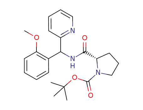 (2S)-tert-butyl 2-(((2-methoxyphenyl)(pyridine-2-yl)methyl)carbamoyl)pyrrolidine-1-carboxylate