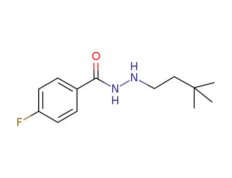 Benzoic acid, 4-fluoro-, 2-(3,3-dimethylbutyl)hydrazide