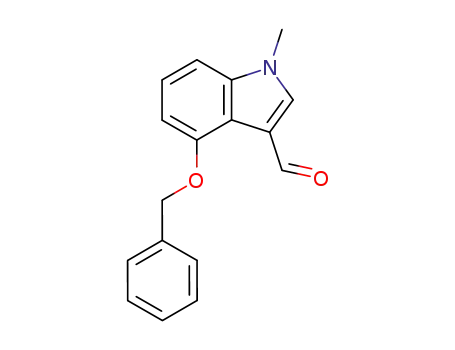 1H-Indole-3-carboxaldehyde, 1-methyl-4-(phenylmethoxy)-