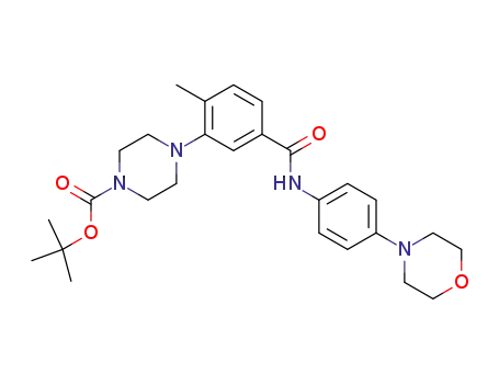 4-[2-methyl-5-(4-morpholin-4-yl-phenylcarbamoyl)-phenyl]-piperazine-1-carboxylic acid tert-butyl ester