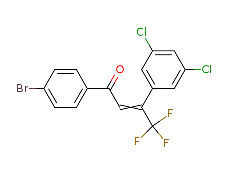 1-(4-bromophenyl)-3-(3,5-dichlorophenyl)-4,4,4-trifluoro-2-butene-1-one