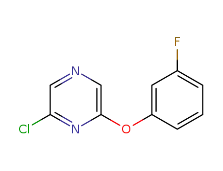 2-CHLORO-6-(3-FLUOROPHENOXY) PYRAZINE