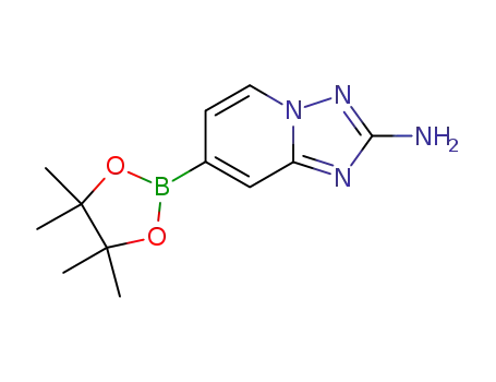 7-(4,4,5,5-tetramethyl-1,3,2-dioxaborolan-2-yl)[1,2,4]triazolo[1,5-a]pyridin.2.amine