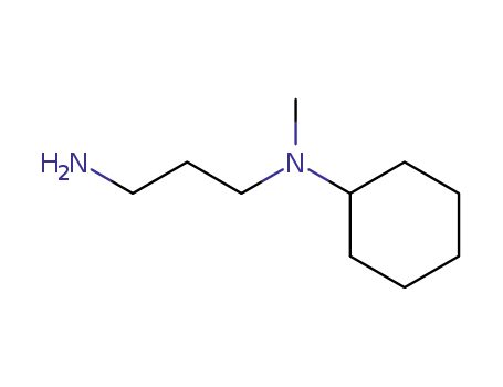 Molecular Structure of 26735-20-6 (N-(3-aminopropyl)-N-cyclohexyl-N-methylamine)