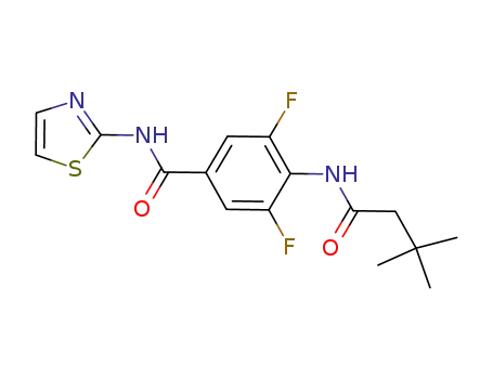 BenzaMide, 4-[(3,3-diMethyl-1-oxobutyl)aMino]-3,5-difluoro-N-2-thiazolyl-