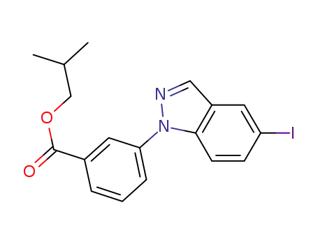 isobutyl 3-(5-iodo-1H-indazol-1-yl)benzoate