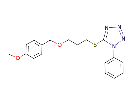 5-[3-(4-methoxybenzyloxy)propylthio]-1-phenyl-1H-tetrazole