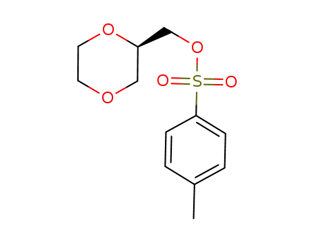 Molecular Structure of 1067230-84-5 ([(2R)-1,4-dioxan-2-yl]methyl 4-methylbenzenesulfonate)