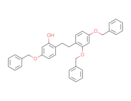 2',4,4'-tribenzyloxy-2-hydroxybibenzyl