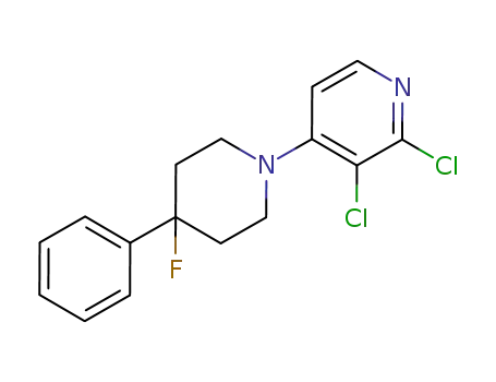 2',3'-dichloro-4-fluoro-4-phenyl-3,4,5,6-tetrahydro-2H-[1,4']bipyridinyl