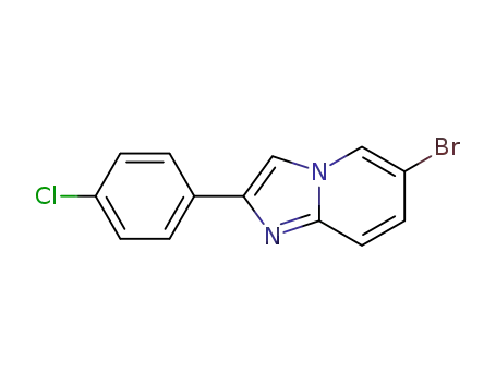Molecular Structure of 452967-47-4 (6-bromo-2-(4-chlorophenyl)imidazo[1,2-a]pyridine)