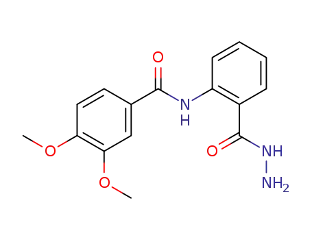 Molecular Structure of 35709-63-8 (N-(2-hydrazinocarbonyl-phenyl)-3,4-dimethoxybenzamide)