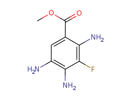 Benzoic acid, 2,4,5-triamino-3-fluoro-, methyl ester