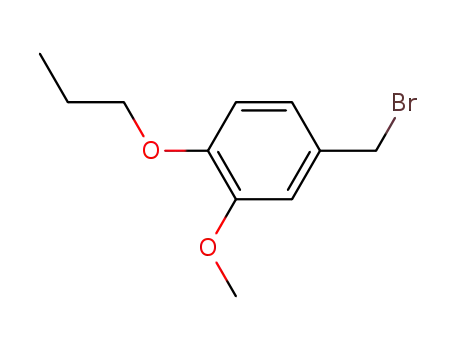 Benzene, 4-(bromomethyl)-2-methoxy-1-propoxy-