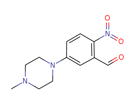 Benzaldehyde, 5-(4-methyl-1-piperazinyl)-2-nitro-