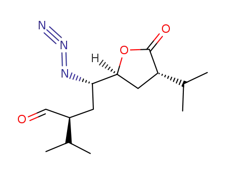 2-Furanbutanal, γ-azidotetrahydro-α,4-bis(1-Methylethyl)-5-oxo-, (αS, γS,2S,4S)-