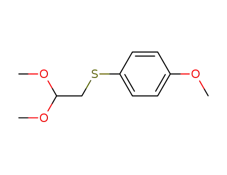 Benzene, 1-[(2,2-dimethoxyethyl)thio]-4-methoxy-