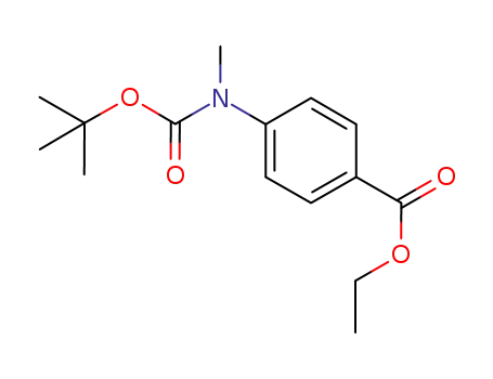 Benzoic acid, 4-[[(1,1-dimethylethoxy)carbonyl]methylamino]-, ethyl
ester