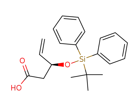 4-Pentenoic acid, 3-[[(1,1-dimethylethyl)diphenylsilyl]oxy]-, (3S)-