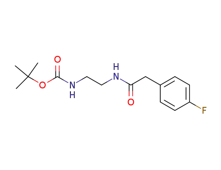 tert-butyl 4-(2-(4-fluorophenyl)acetamido)ethylcarbamate