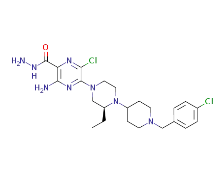 C<sub>23</sub>H<sub>32</sub>Cl<sub>2</sub>N<sub>8</sub>O