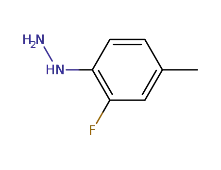 Molecular Structure of 5596-75-8 ((2-FLUORO-4-METHYL-PHENYL)-HYDRAZINE)