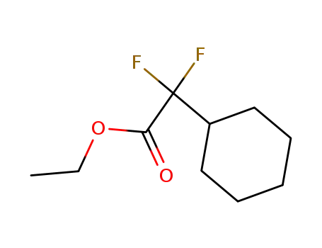 Molecular Structure of 134682-44-3 (Ethyl Cyclohexyl-difluoroacetate)