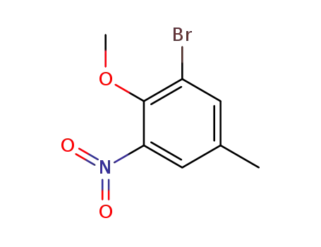 Benzene, 1-bromo-2-methoxy-5-methyl-3-nitro-