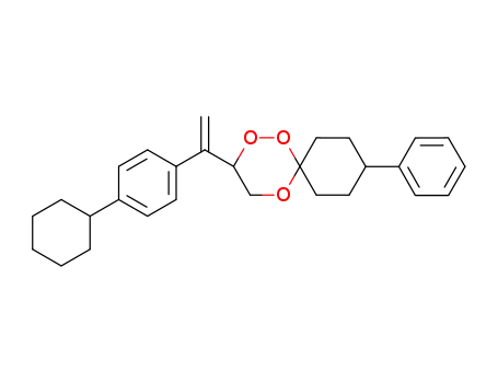 1,2,5-Trioxaspiro[5.5]undecane,
3-[1-(4-cyclohexylphenyl)ethenyl]-9-phenyl-