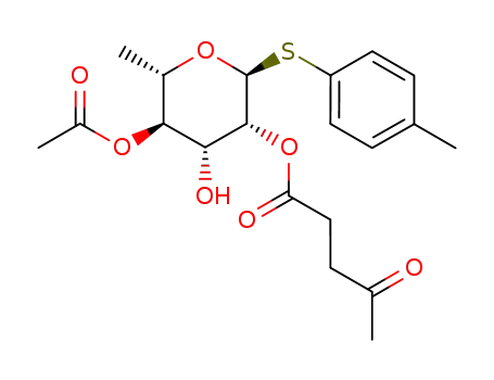 p-tolyl 4-O-acetyl-2-O-levulinyl-1-thio-α-L-rhamnopyranoside